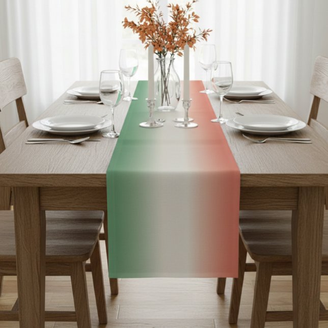 Caminho De Mesa Médio Italian Flag Gradient Table Runner - Kitschen  (Criador carregado)