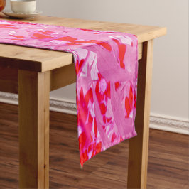 Caminho De Mesa Médio Lindas Flores Vermelhas
