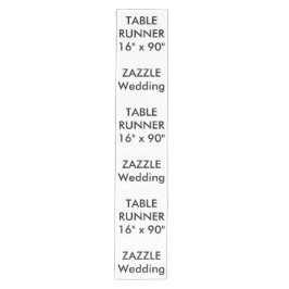Caminho De Mesa Médio Mesa Personalizada Runner 16" x 90"