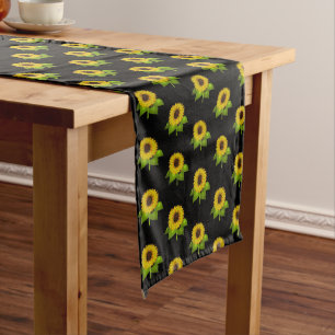 Caminho De Mesa Médio Mesa Runner-Sunflower Mesa Runner