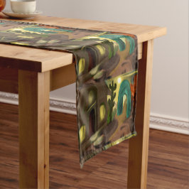Caminho De Mesa Médio Missão Espanhola de Arte Abstrato