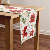Na moda Poinsettia Floral Flower Natal
