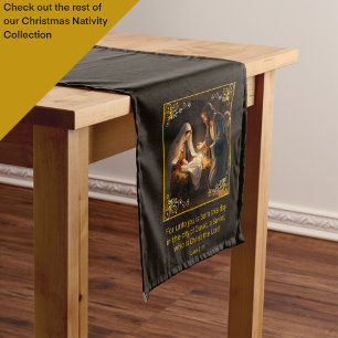Caminho De Mesa Médio Natal Santa Família Religiosa