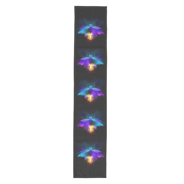 Caminho De Mesa Médio Neon Firefly a preto (Frente)