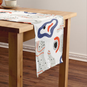 Caminho De Mesa Médio Padrão de Abstrato de na moda e Curbs