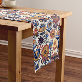 Caminho De Mesa Médio Padrão de Arte Folclórica Nórdica