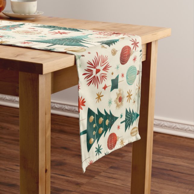 Caminho De Mesa Médio Padrão de Festas de Inverno Festivas (No Local)