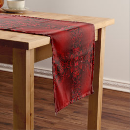 Caminho De Mesa Médio Red Leaves Floral Mesa Runner