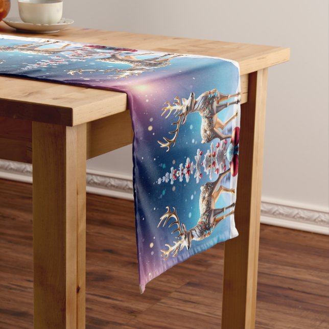 Caminho De Mesa Médio Reindeer Jewels Mesa de Natal (No Local)