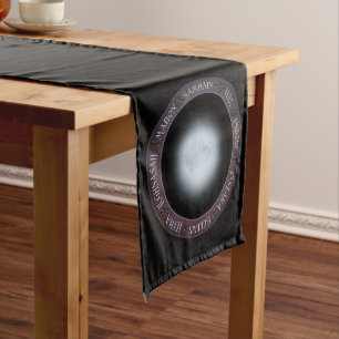 Caminho De Mesa Médio Roda de Samhain do pano do altar do ano