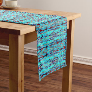 Caminho De Mesa Médio Sinfonia das folhas, Aqua