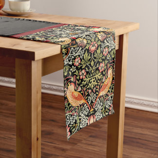Caminho De Mesa Médio Strawberry Thief William Morris Medium Mesa Runne