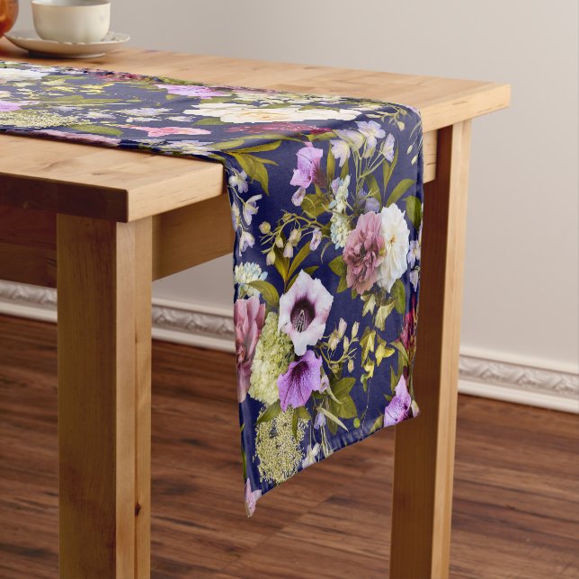 Caminho De Mesa Médio Sua Alteza Real Marinho Mesa Azul (No Local)