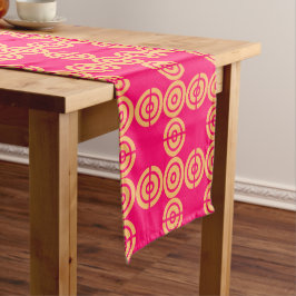 Caminho De Mesa Médio Tendência moderna, rosa e Primavera amarelo