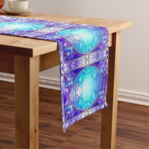 Toalha de Mesa de Festa com Vidro Pintado Moderno