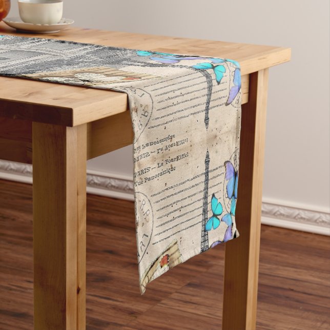 Caminho De Mesa Médio torre romântica frança viagem paris eiffel (No Local)