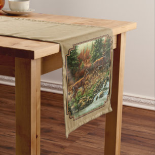 Caminho De Mesa Médio Vedante e Fluxo de Cascata