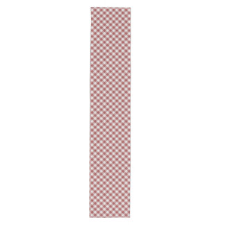 Caminho De Mesa Médio Xadrez Vermelho Diagonal