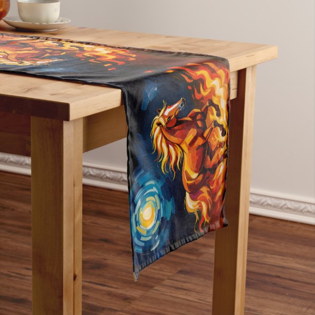 Caminho De Mesa Pequeno „2026 – Das Jahr des Feuerpferds“ (No Local)