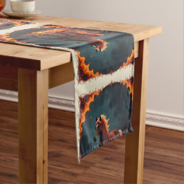 Caminho De Mesa Pequeno „2026 – Das Jahr des Feuerpferds“8