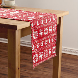 Caminho De Mesa Pequeno A camisola lindo do Natal inspirou o design