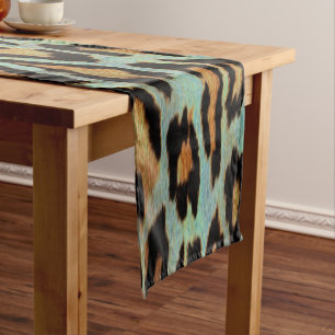 Caminho De Mesa Pequeno A hortelã amola-me corredor da mesa do leopardo d