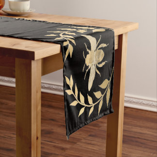 Caminho De Mesa Pequeno Abelha Dourada