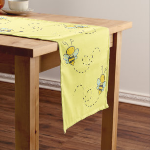 Caminho De Mesa Pequeno Abelha Ocupada