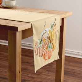 Caminho De Mesa Pequeno Abóbora Outono Outono Butternut Amarelo Marrom Sal