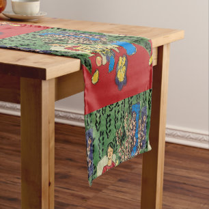 Caminho De Mesa Pequeno Abstrato Formas, Estilo Matisse, adicionar texto,