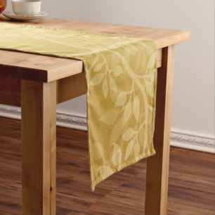 Caminho De Mesa Pequeno Adorável Ouro Vine
