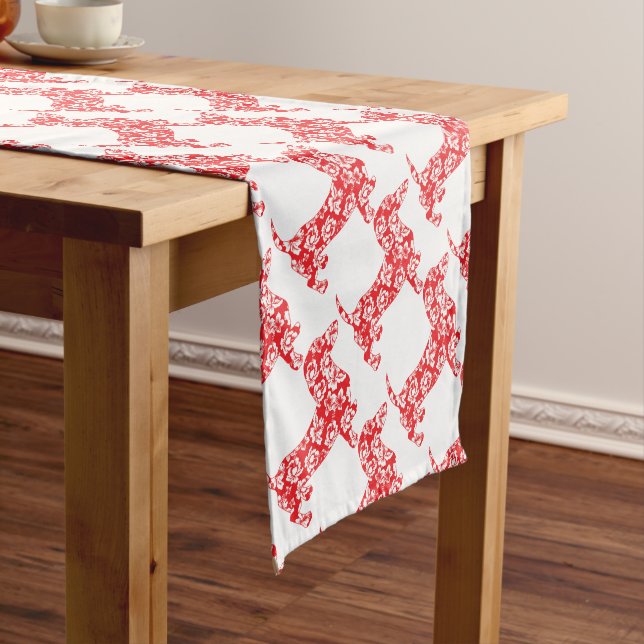 Caminho De Mesa Pequeno Aloha-Doxie-Red (No Local)