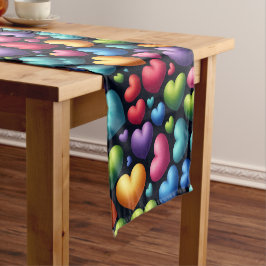 Caminho De Mesa Pequeno Amor Vibrante