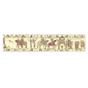 Caminho De Mesa Pequeno Anglo-Saxão Medieval Da Tapeçaria Bayeux