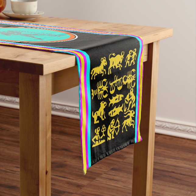 Caminho De Mesa Pequeno Aquarius Mesa Runner (No Local)