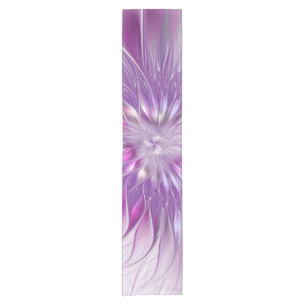 Caminho De Mesa Pequeno Arte Fractal Abstrato Flor Paixão Roxo Rosa