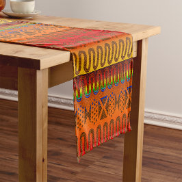 Caminho De Mesa Pequeno Arte Geométrica Tribal