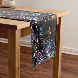 Caminho De Mesa Pequeno Artisan Artesanato Gourd Lanternas Turcas Arte Acr