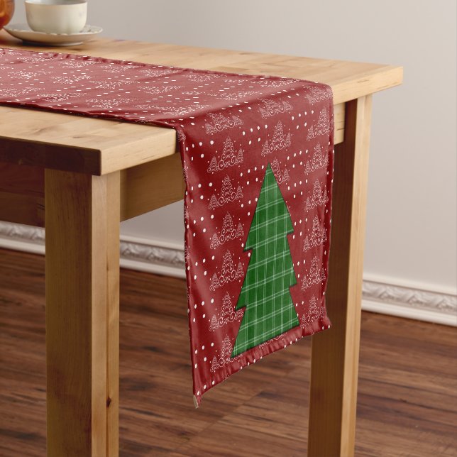 Caminho De Mesa Pequeno Árvore de Natal (No Local)