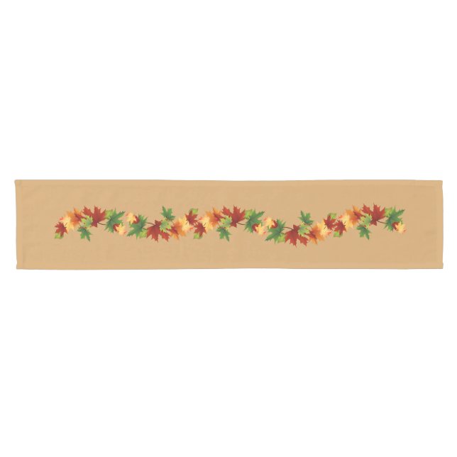Caminho De Mesa Pequeno Autumn Deixa Mesa Runner (Horizontal)