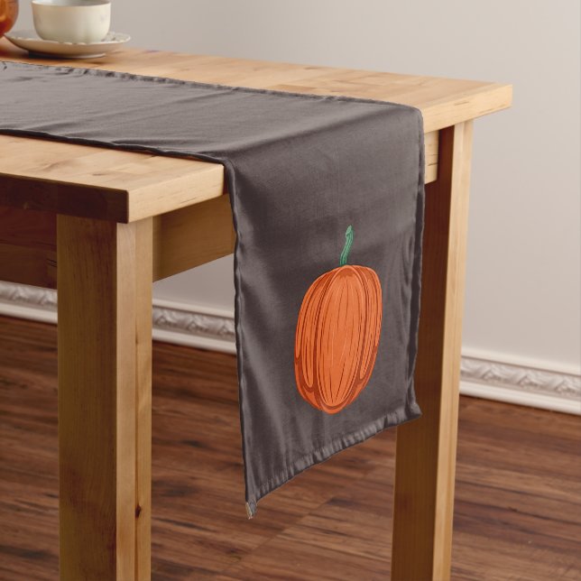 Caminho De Mesa Pequeno Autumn Pumpkins em Brown (No Local)