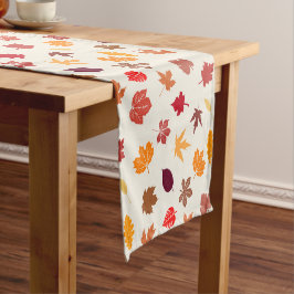 Caminho De Mesa Pequeno Autumn Vibes Cai Folhas