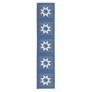 Caminho De Mesa Pequeno Azul de estrela quente
