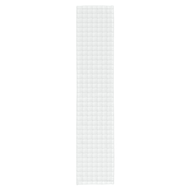 Caminho De Mesa Pequeno Azulejo branco (Frente)