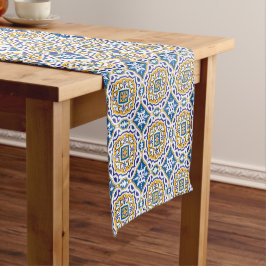 Caminho De Mesa Pequeno 💙 Azulejos IV Mesa Runner