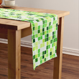 Caminho De Mesa Pequeno Azulejos piscinas, Azulejos Mosaicos Verdes, Padrã