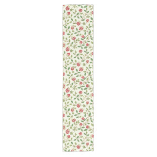 Caminho De Mesa Pequeno bagas e folhas frescas