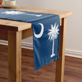 Caminho De Mesa Pequeno Bandeira da Carolina do Sul e fã do Esporte decor/