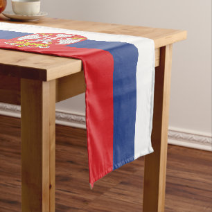 Caminho De Mesa Pequeno Bandeira da Sérvia