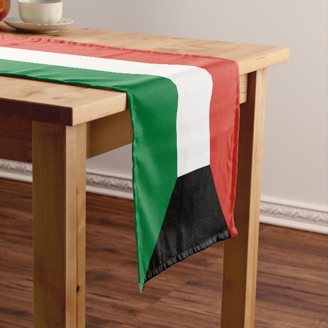 Caminho De Mesa Pequeno bandeira do Kuwait (No Local)